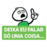 Figurinha de reação para WhatsApp