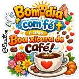 Figurinha de Saudações para WhatsApp