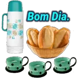 Figurinha de Saudações para WhatsApp