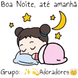 Figurinha de Boa Noite para WhatsApp