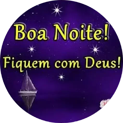 Figurinha para WhatsApp — Boa Noite