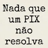 Figurinha de texto para WhatsApp