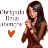 Figurinha de religião para WhatsApp