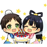 Figurinha de Feliz Aniversário para WhatsApp