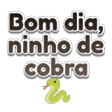 Figurinha de Saudações para WhatsApp