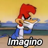 Figurinha de Pica-Pau para WhatsApp