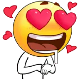 Figurinha de Amor para WhatsApp