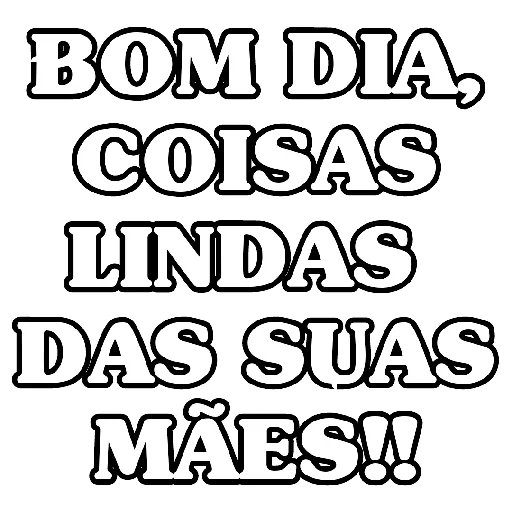 Figurinha para WhatsApp — Saudações