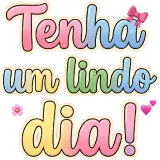 Figurinha de Saudações para WhatsApp