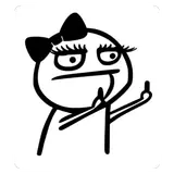 Figurinha de reação para WhatsApp