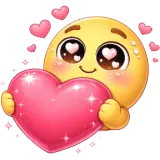 Figurinha de Amor para WhatsApp