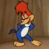 Figurinha de Pica-Pau para WhatsApp