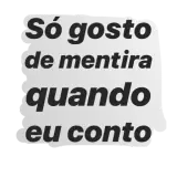 Figurinha de texto para WhatsApp