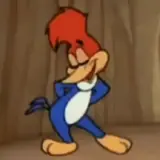 Figurinha de Pica-Pau para WhatsApp