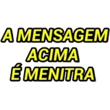 Figurinha de texto para WhatsApp