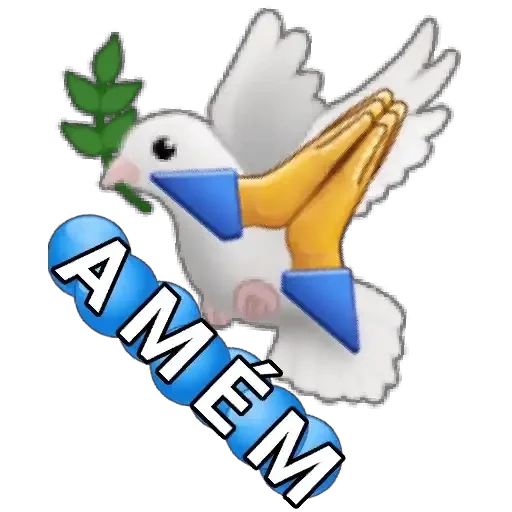 Figurinha para WhatsApp — religião