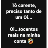 Figurinha de texto para WhatsApp