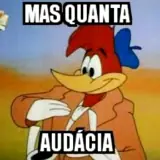 Figurinha de Pica-Pau para WhatsApp