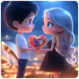 Figurinha de Amor para WhatsApp