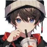 Figurinha de Anime para WhatsApp