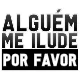 Figurinha de texto para WhatsApp