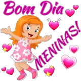 Figurinha de Bom Dia para WhatsApp