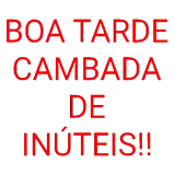 Figurinha de texto para WhatsApp