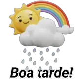 Figurinha de Saudações para WhatsApp