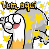 Figurinha de reação para WhatsApp