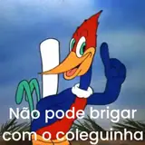 Figurinha de Pica-Pau para WhatsApp