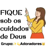 Figurinha de religião para WhatsApp