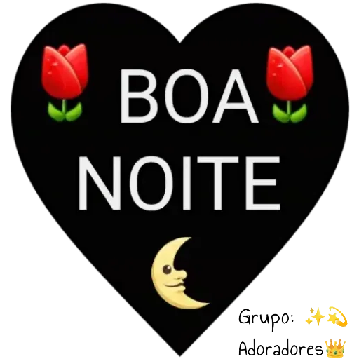 Figurinha para WhatsApp — Boa Noite