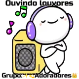 Figurinha de Música para WhatsApp