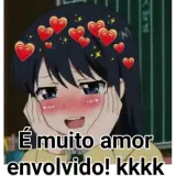 Figurinha de Amor para WhatsApp
