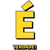 Figurinha de texto para WhatsApp