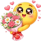 Figurinha de Amor para WhatsApp