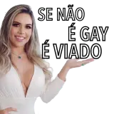 Figurinha de texto para WhatsApp