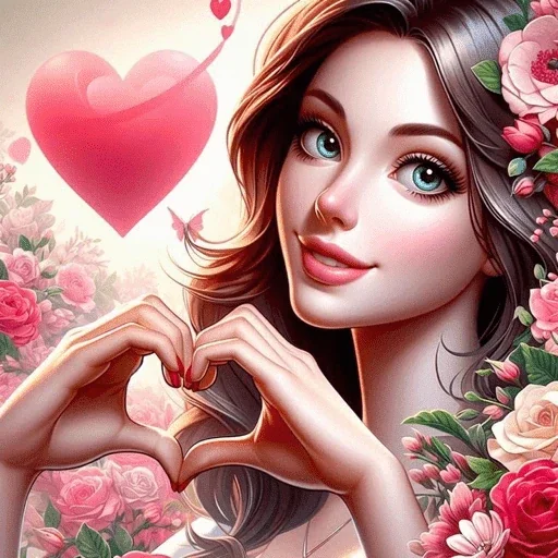 Figurinha para WhatsApp — Amor