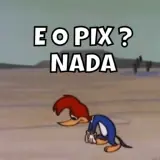 Figurinha de Pica-Pau para WhatsApp