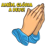 Figurinha de religião para WhatsApp