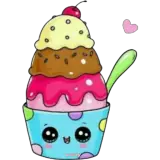 Figurinha de Comida para WhatsApp