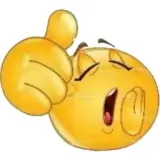 Figurinha de Emojis Amarelos para WhatsApp