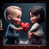 Figurinha de Amor para WhatsApp