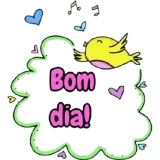 Figurinha de Bom Dia para WhatsApp