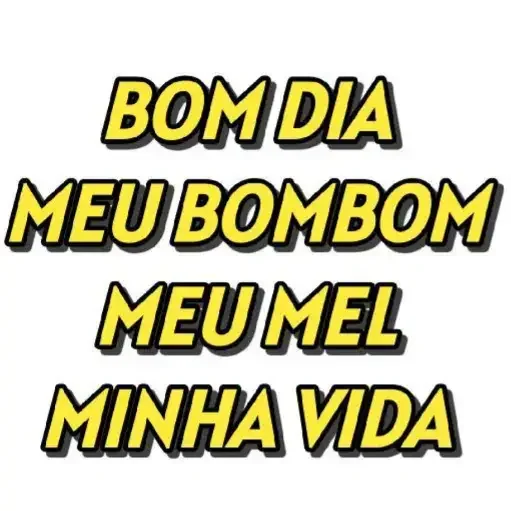 Figurinha para WhatsApp — Saudações