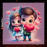 Figurinha de Amor para WhatsApp