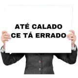 Figurinha de texto para WhatsApp