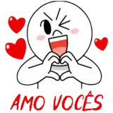 Figurinha de Amor para WhatsApp