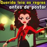 Figurinha de texto para WhatsApp