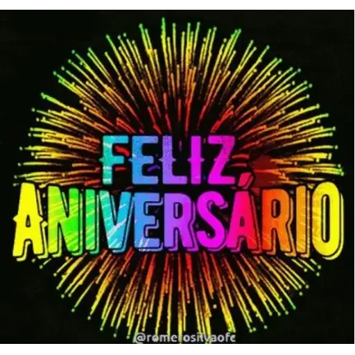 Figurinha para WhatsApp — Feliz Aniversário